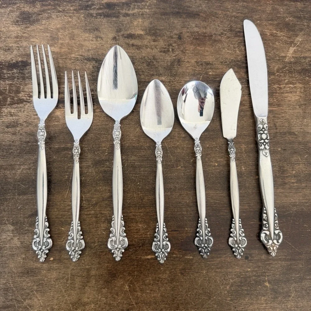 Vintage Stanley Roberts SRB-139 Flatware Lot Stainless Japan 39 Pieces‎ MCM